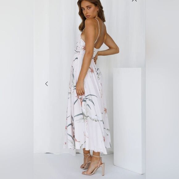 Hello Molly Cream Sleeveless Maxi Sundress Better Love Me Right Dress - Picture 5 of 16